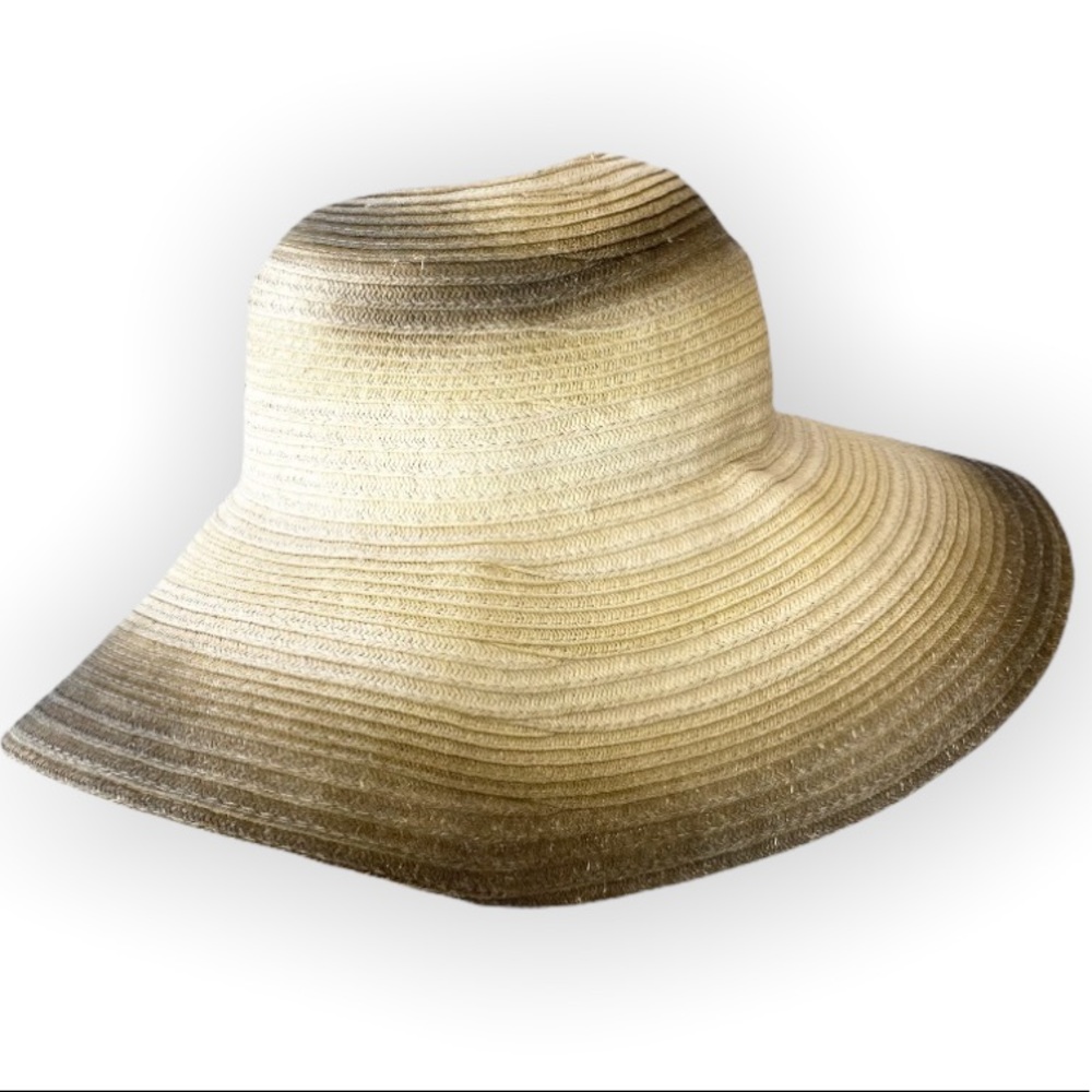Ombré Floppy Beach Hat
